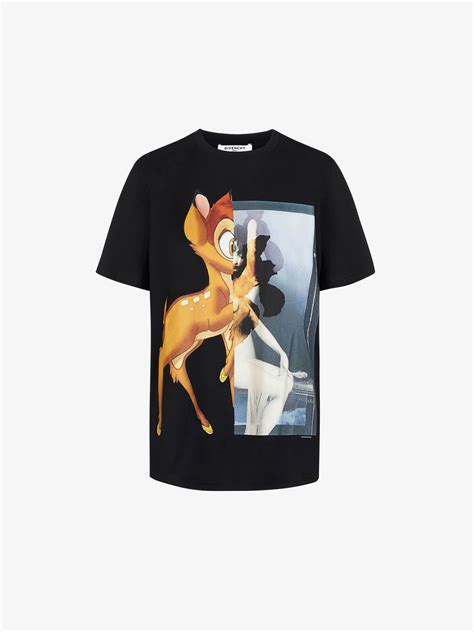 givenchy bambi t-shirt|Givenchy Bambi bag.